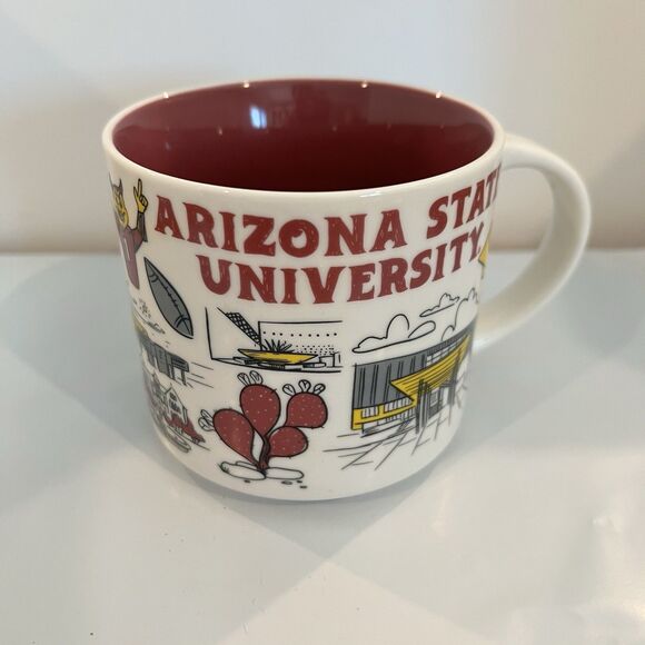 New Starbucks Campus Been There Series Arizona State University ASU 14oz Cup Mug - Picture 1 of 9